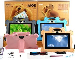 ATOUCH A103 10.1inch Display Kids Tablet, 64GB ROM,4GB RAM WiFi, Dual SIM, Educational, Games, Parental Control, Kids Software